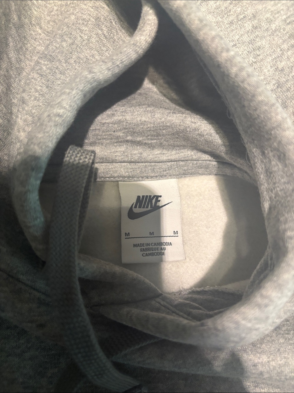 Nike gray men hoodie - Picture 3 of 3